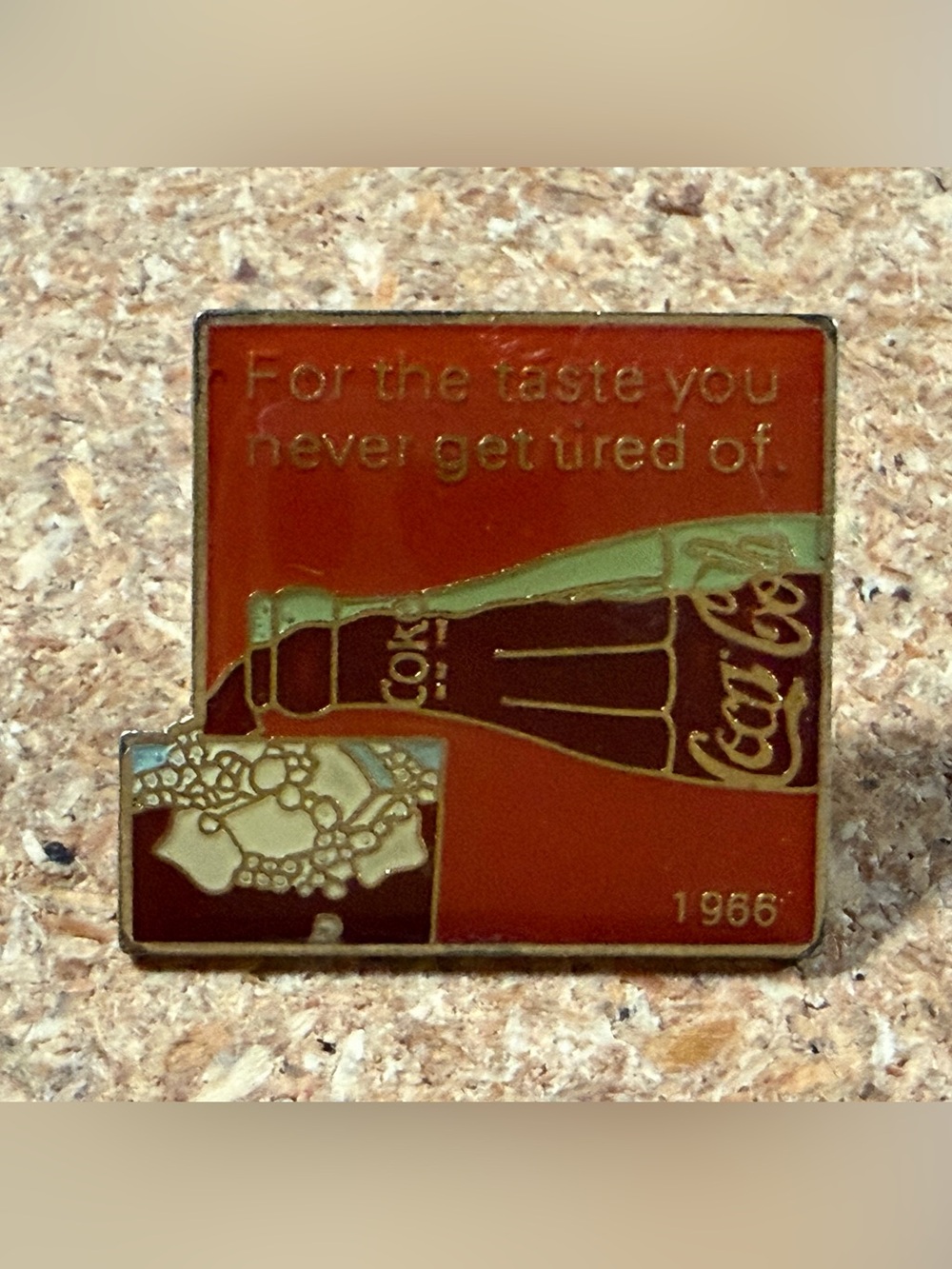 Vintage 1986 Coca-Cola 100th Anniversary Centennial Memorabilia Coke Enamel Pin